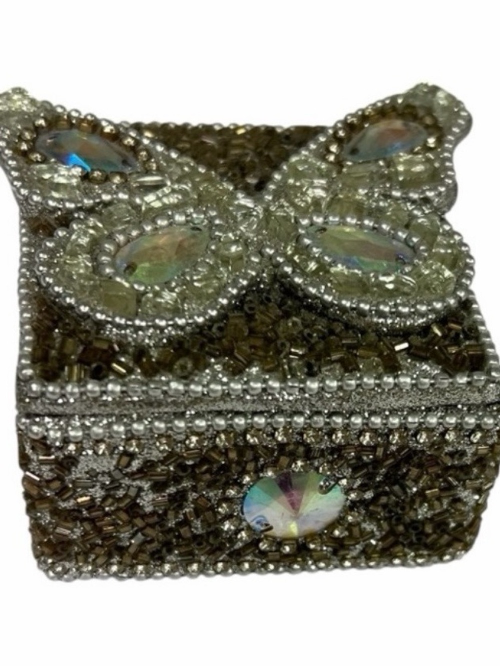 Crystal Butterfly Trinket Box